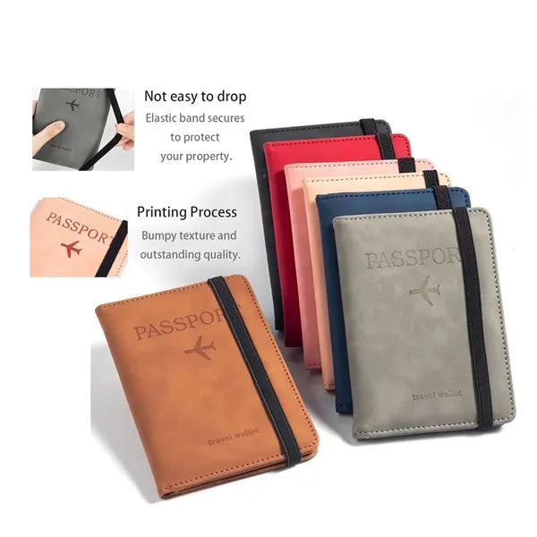 RFID Blocking Travel Wallet with ID Slots