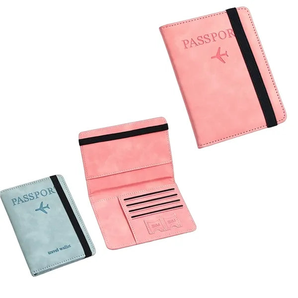 RFID Blocking Travel Wallet with ID Slots