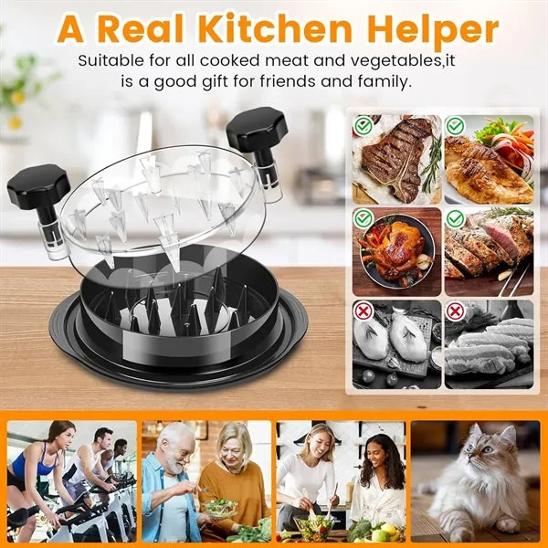 Chicken Shredder with Transparent Lid