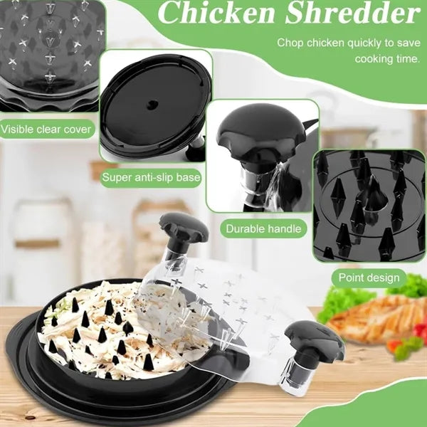 Chicken Shredder with Transparent Lid
