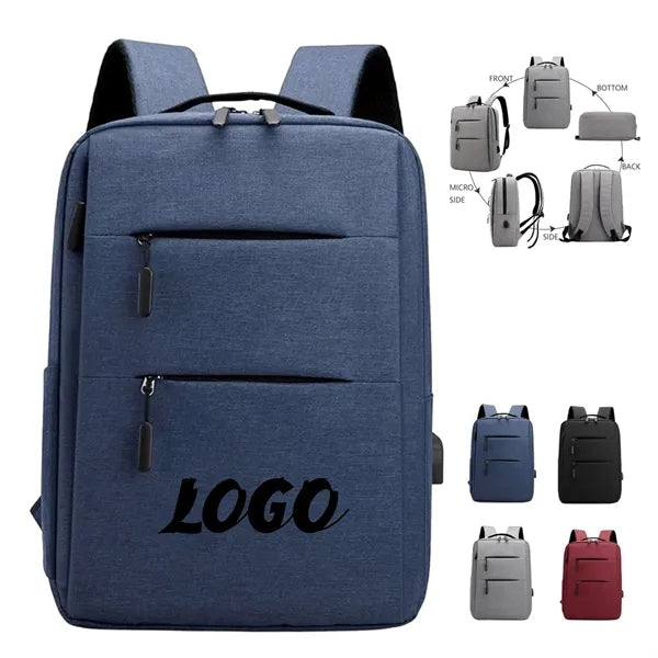 Multifunctional Laptop Backpack with USB Charging Port