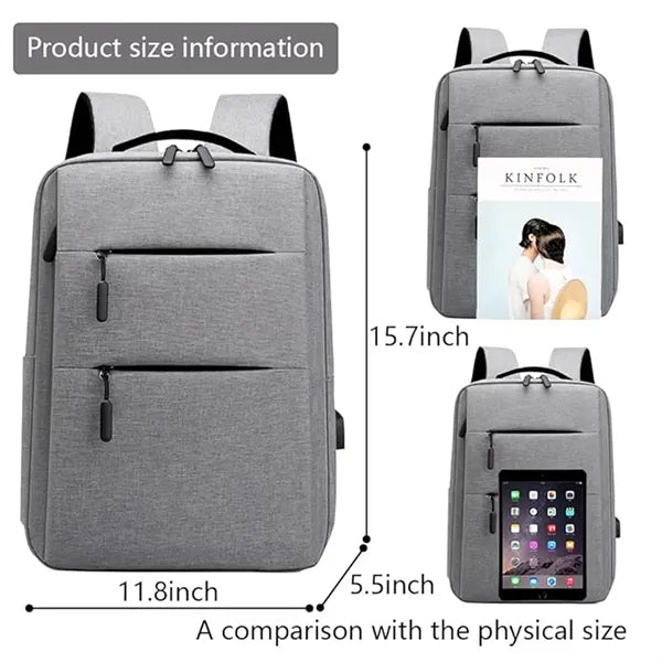 Multifunctional Laptop Backpack with USB Charging Port