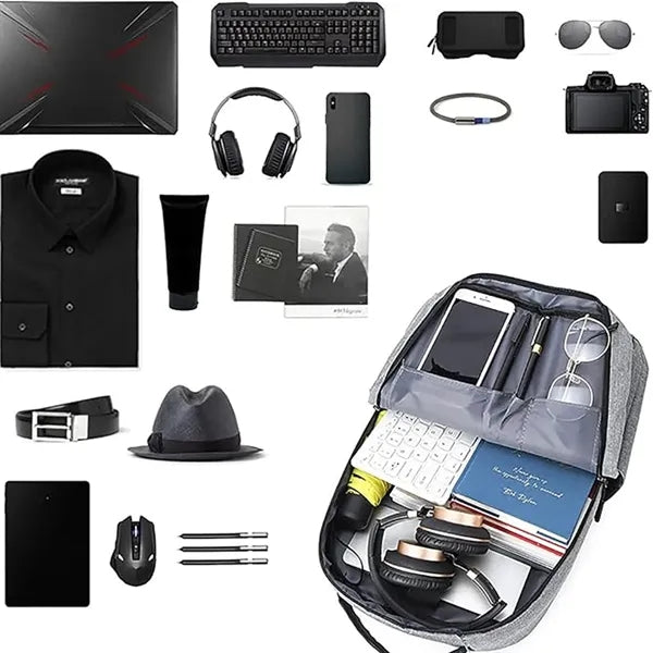 Multifunctional Laptop Backpack with USB Charging Port