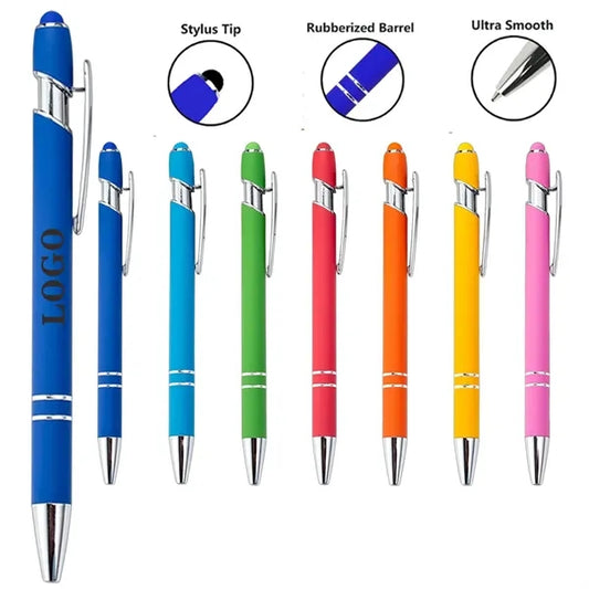 2-in-1 Stylus & Ballpoint Metal Pen