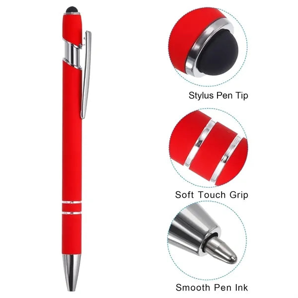 2-in-1 Stylus & Ballpoint Metal Pen