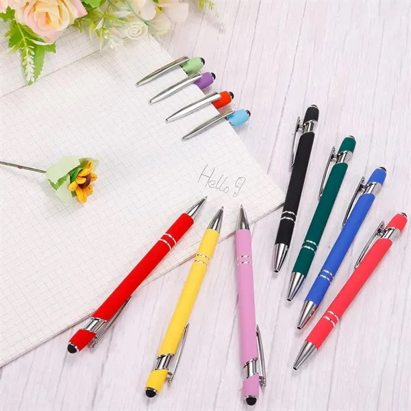 2-in-1 Stylus & Ballpoint Metal Pen