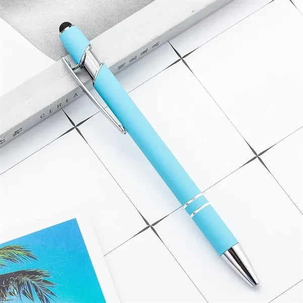 2-in-1 Stylus & Ballpoint Metal Pen