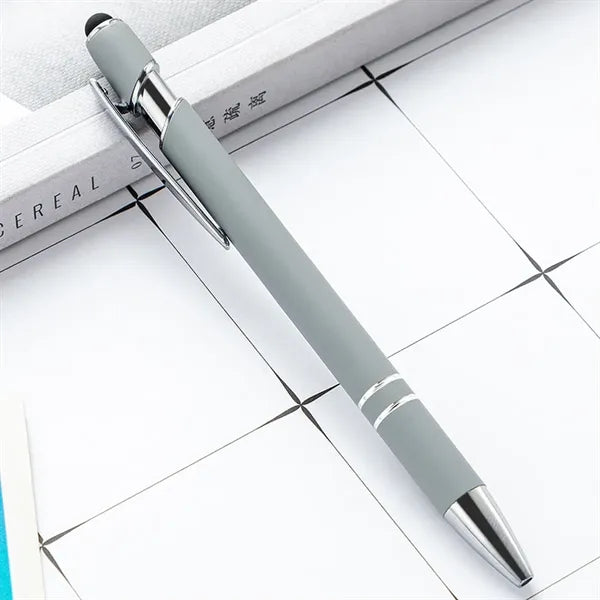 2-in-1 Stylus & Ballpoint Metal Pen