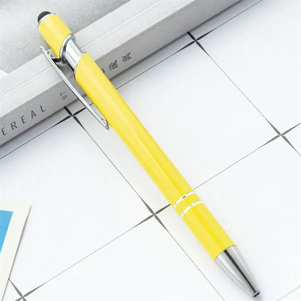 2-in-1 Stylus & Ballpoint Metal Pen