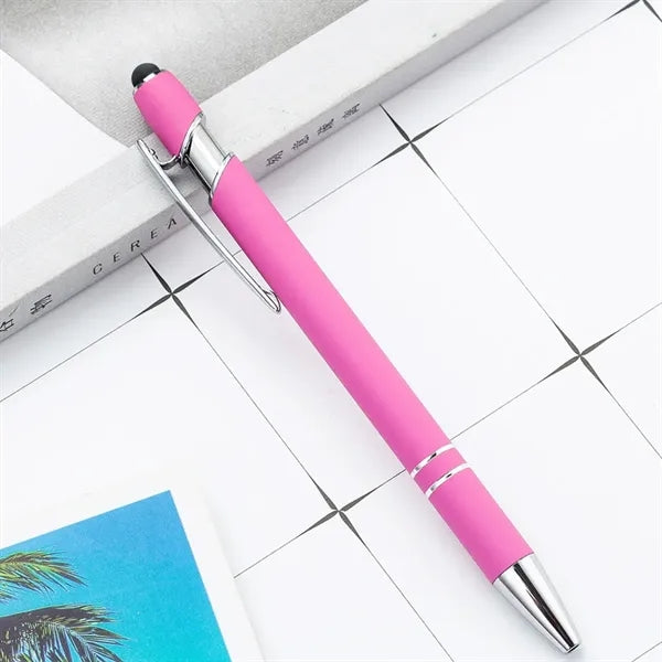 2-in-1 Stylus & Ballpoint Metal Pen