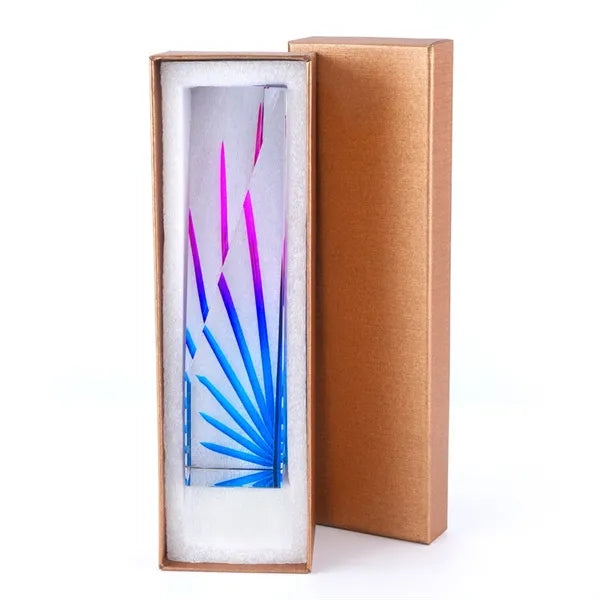 Modern Faceted Crystal Vase Award