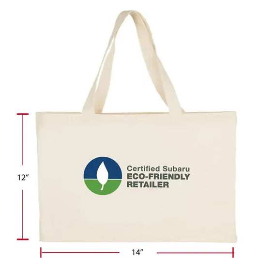 Canvas Cotton Tote Bag, 12"x14"