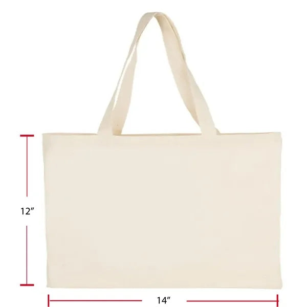 Canvas Cotton Tote Bag, 12"x14"