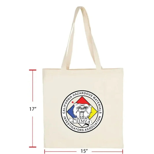 Canvas Cotton Tote Bag, 15"x17"