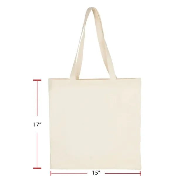 Canvas Cotton Tote Bag, 15"x17"