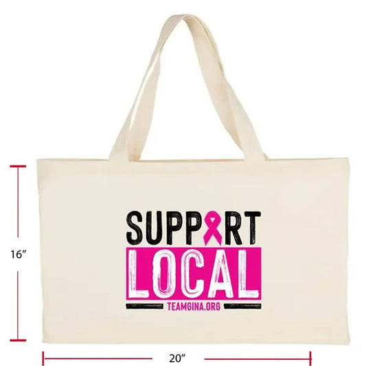 Canvas Cotton Tote Bag, 16"x20"