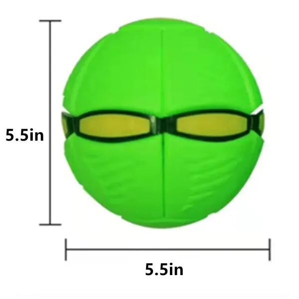 LED Magic Flying Spring Transform Disc Toy