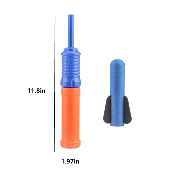 Hand-Press Rocket Launcher With Light Effects