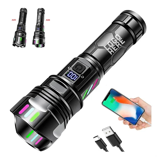 Outdoor Super-Bright Retractable Flashlight