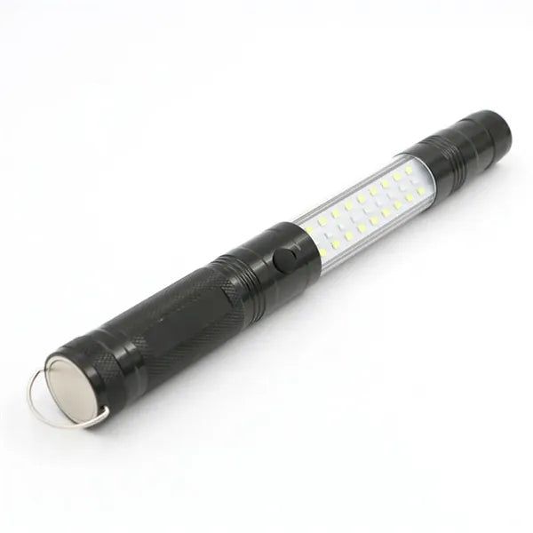 Telescopic Magnetic COB LED Flashlight w/ Sidelight