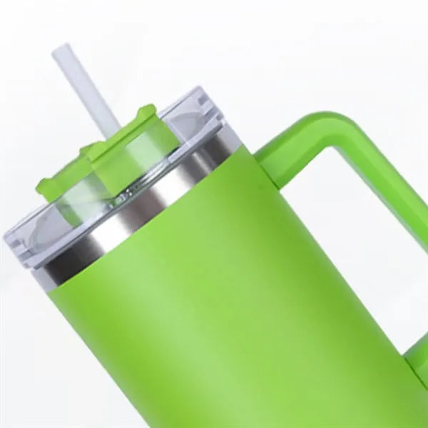 40oz Stainless Steel Vacuum Tumbler with Straw