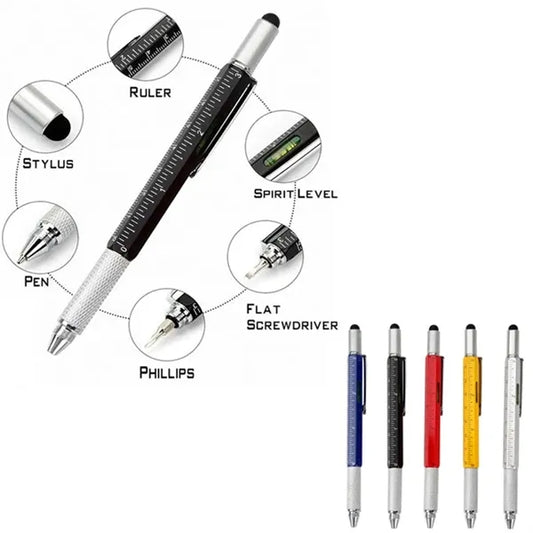 Multi-function Stylus Tool Pen w/ Screw Heads