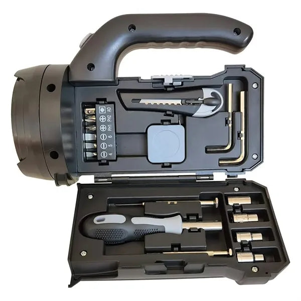 Outdoor Flashlight with Hand Tool Kit