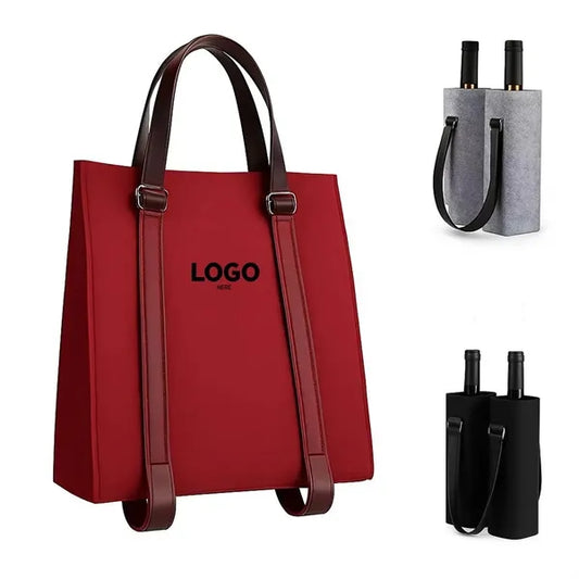 Felt Wine Gift Bag