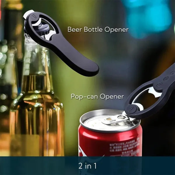 2 In 1 Magnetic Beer Bottle Can Opener
