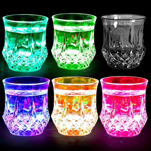 7 oz Luminous Colorful Flashing Beer Cup