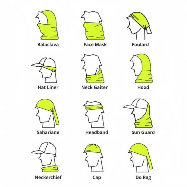 High Visibility Face Mask/Neck Gaiter with Reflective Stripe