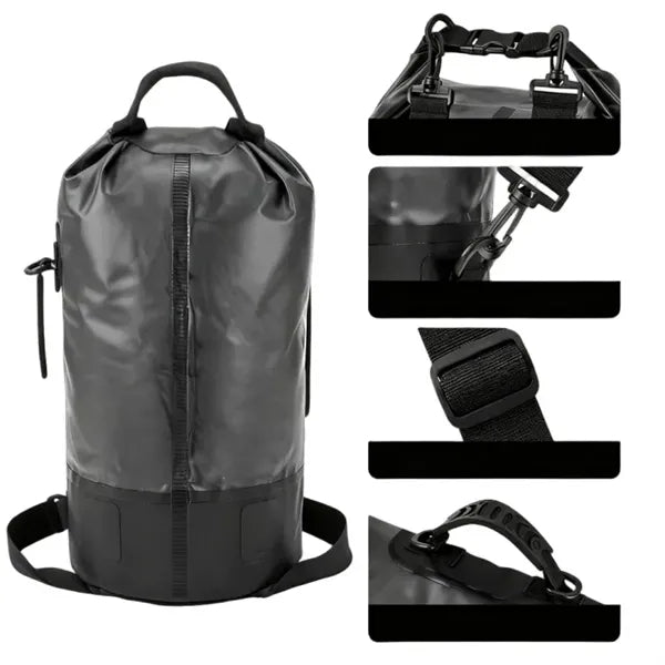 20L Double-Shoulder Bucket-Shaped Waterproof Bag