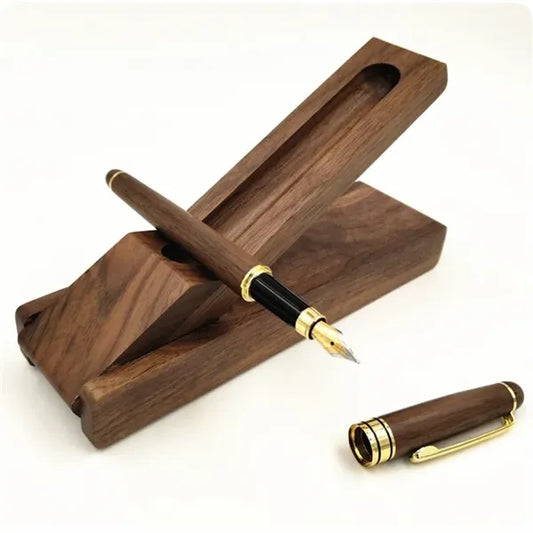 Walnut Fountain Pen Set with Engravable