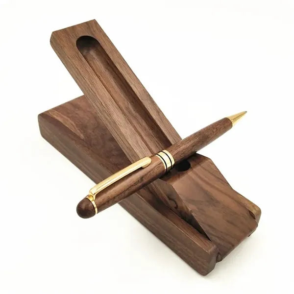 Walnut Fountain Pen Set with Engravable