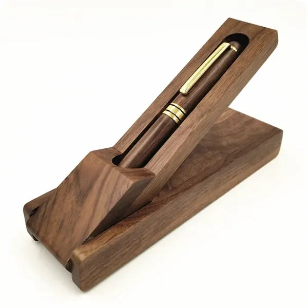 Walnut Fountain Pen Set with Engravable