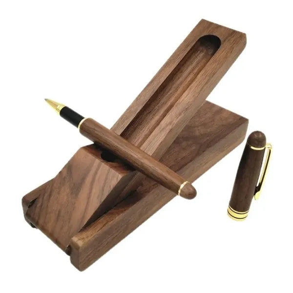 Walnut Fountain Pen Set with Engravable