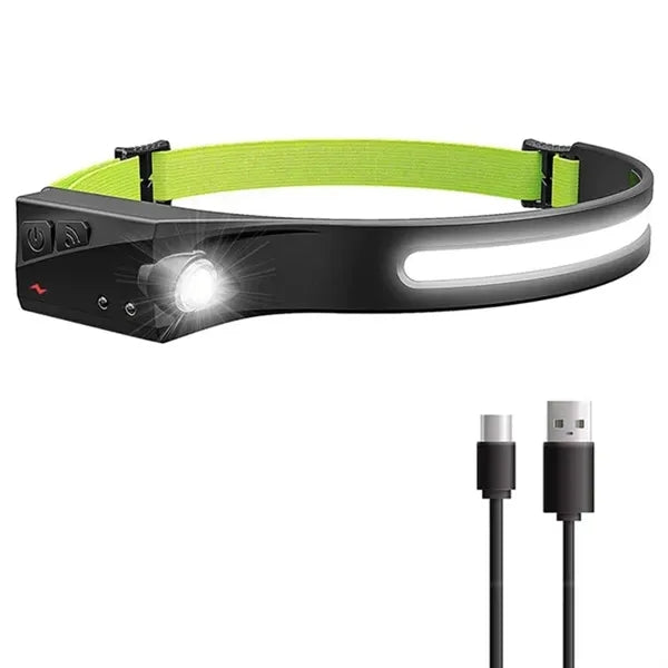 Rechargeable Outdoor LED Headlamp with Motion Sensor