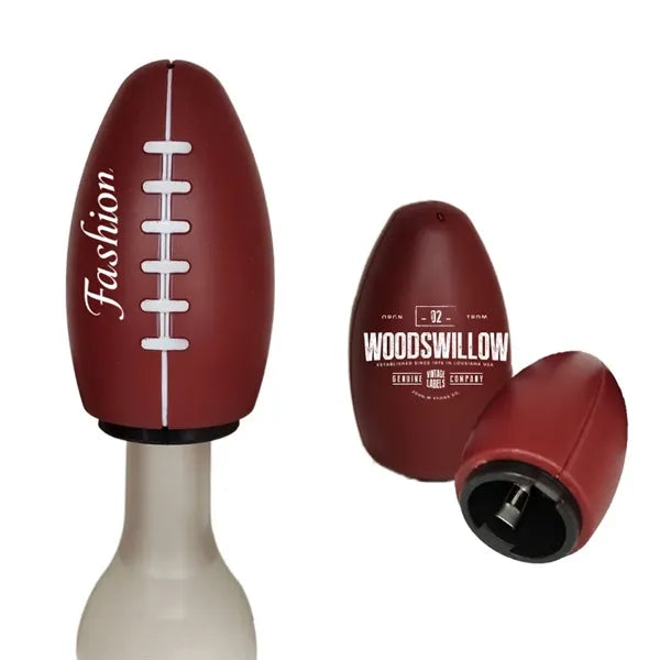 Rugby-shaped Push-type Automatic Bottle Opener