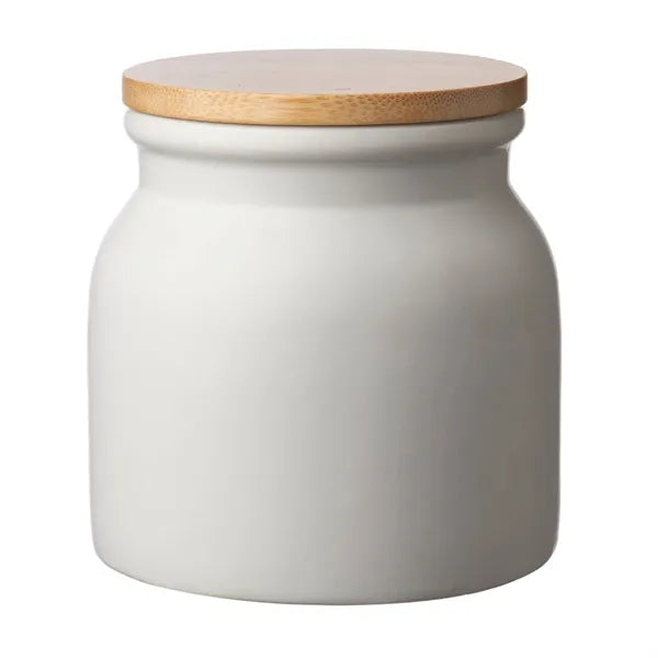 Ceramic Food Container with Lid, 16.9 oz.