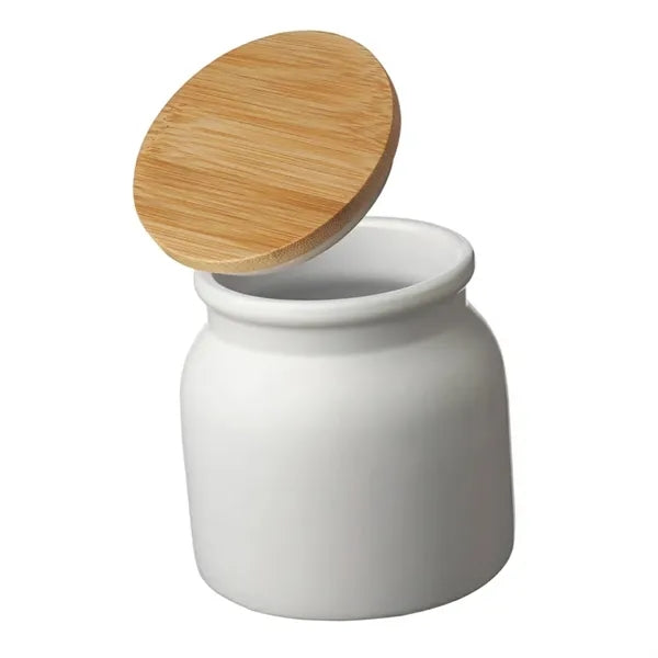Ceramic Food Container with Lid, 16.9 oz.