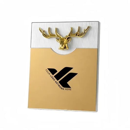 Antler Metal Certificate Plaque