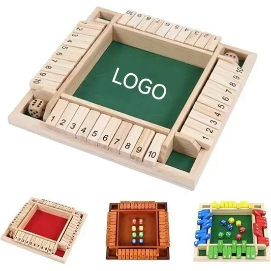 Family Wooden Board Table Math Games for Adults and Kids