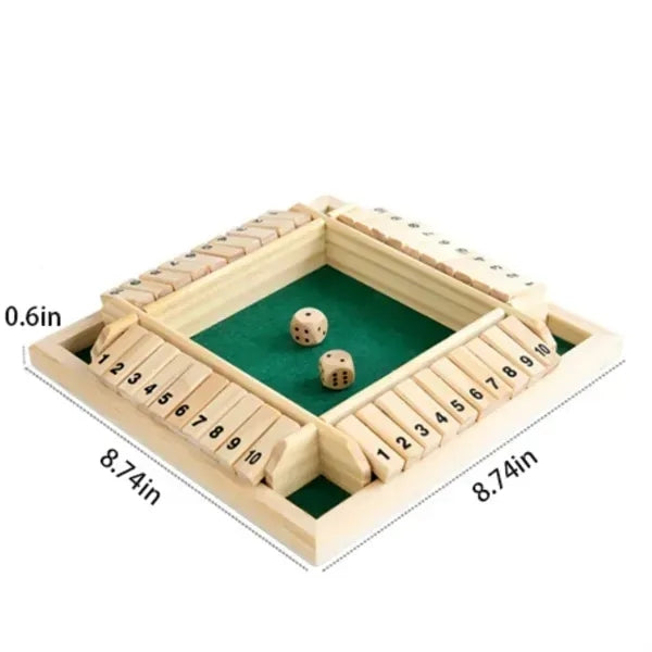 Family Wooden Board Table Math Games for Adults and Kids