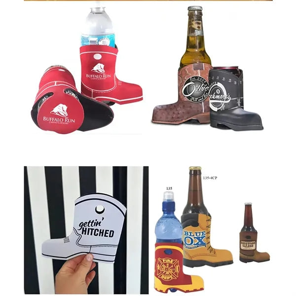 12OZ Boot Slide On Scuba Sleeve Bottles Cooler