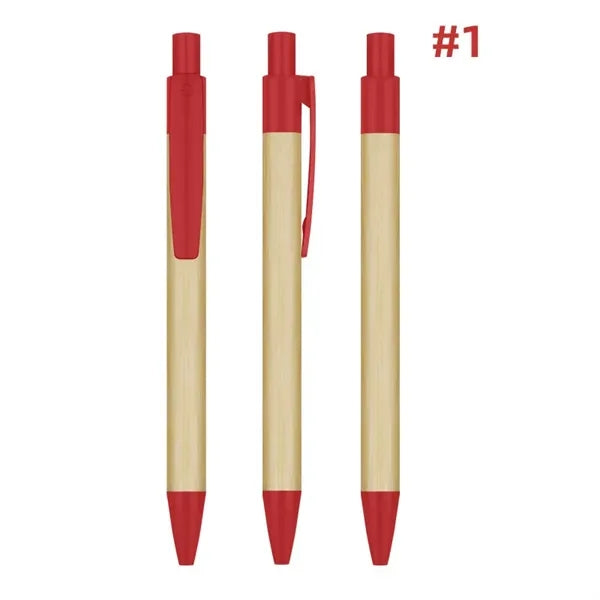 Environmentally friendly wheat straw gel pen