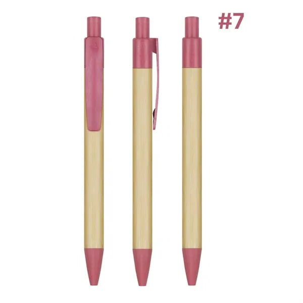 Environmentally friendly wheat straw gel pen