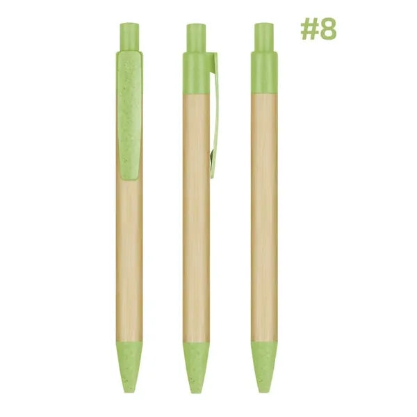 Environmentally friendly wheat straw gel pen