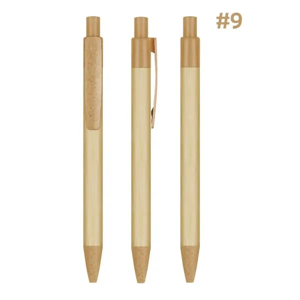 Environmentally friendly wheat straw gel pen
