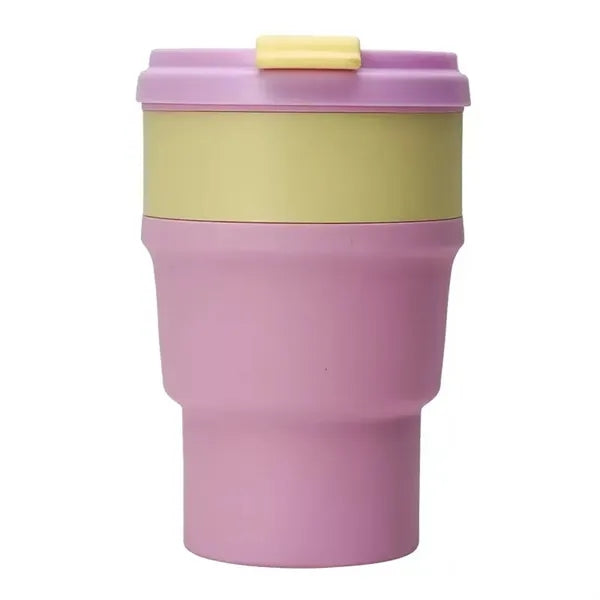 19oz Foldable Silicone Travel Coffee Cup