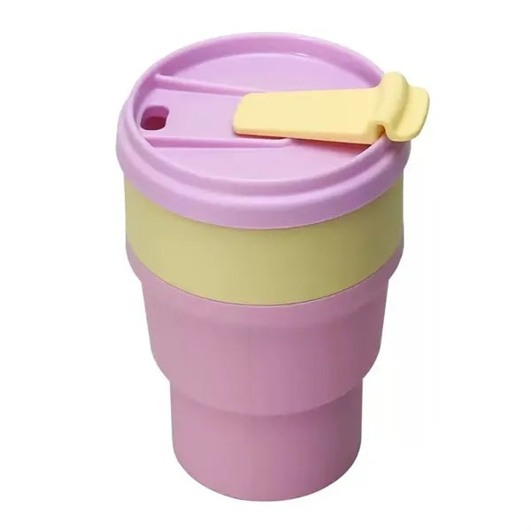 19oz Foldable Silicone Travel Coffee Cup